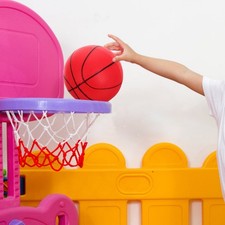  Mini palloni da basket da 6 pezzi, canestro da basket per interni, giocattolo
