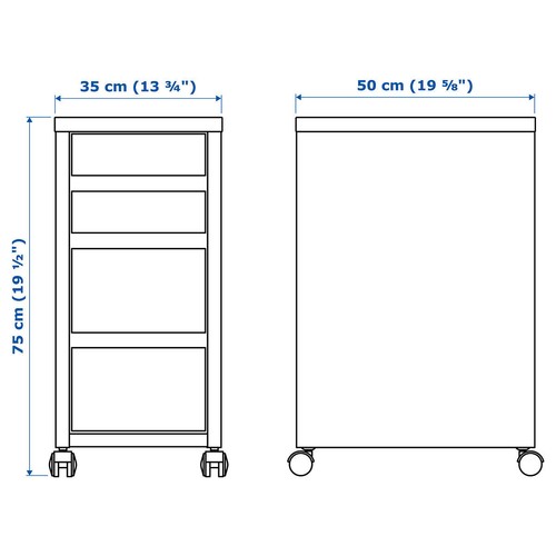 Cassettiera ikea micke - ikea, su