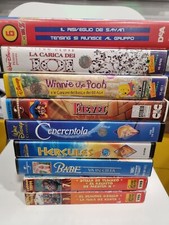 Lotto 9 VHS Cartoni Animati /
