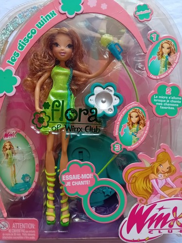 Winx club flora - poupée, mattel