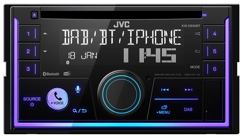 Jvc db95bt autoradio doppio - jvc, kw-db95bt