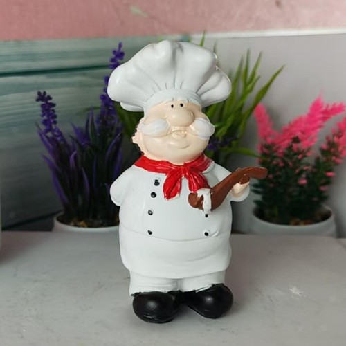 Statuetta resina chef - statuetta,