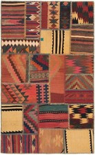 Kilim Patchwork Intrecciato a