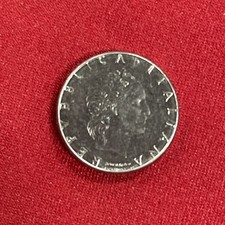 Italian 50 Lire 1991 Coin