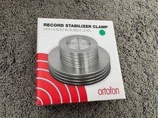 Ortofon Record Stabilizzatore Clamp Puck mai usato scatola originale