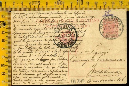 Autografo storia 845 - autografo, lh