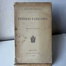 Giovanni Pascoli Pensieri e