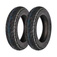 Coppia Copertoni Gomma Pneumatico 100 80 10 PIAGGIO Zip Fast Rider 50 1993 1994