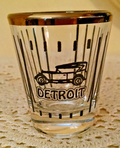 Detroit shot glass - detroit,
