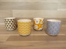 Set di 4 tazze da caffè