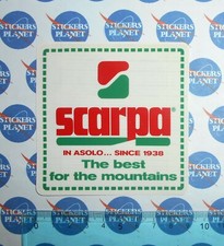  ADESIVO STICKER VINTAGE AUTOCOLLANT AUFKLEBER SCARPA IN ASOLO ANNI '80  