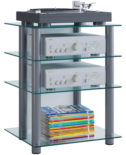Hifi mobili rack alu vetro - mobili,