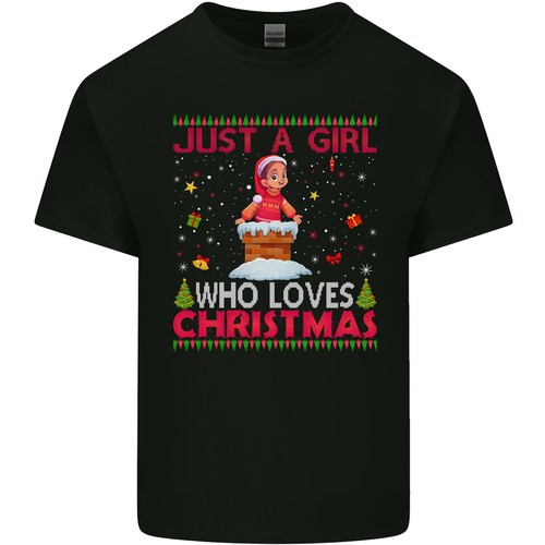 Just ragazza chi ama natale - ragazza,