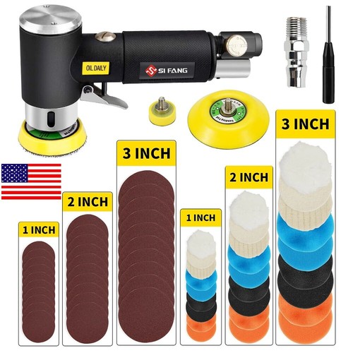 Mini air sander polisher kit - air,