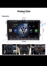 autoradio 2 din android 9 pollici for golf, tiguan, seat, skoda, polo