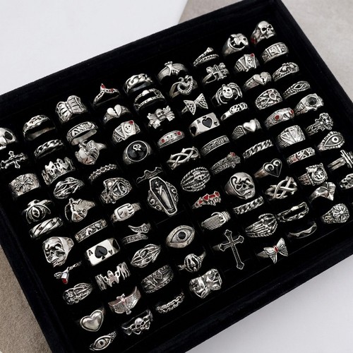 Set anelli pezzi punk - 20,