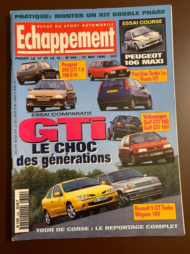 Echappement 344 05 1996 - du, 05/1996