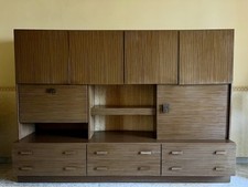 Mobile Soggiorno Vintage Anni ‘70/‘80- Credenza Con Vano Bar/Scrivania