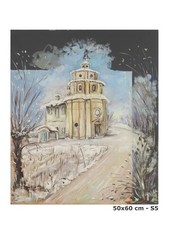 QUADRO AD OLIO VEDUTA DEL