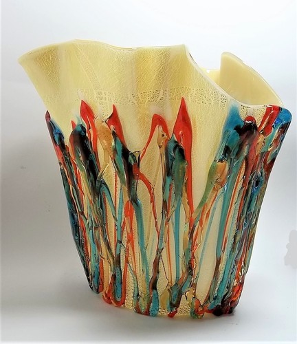Vaso vetro murano in - di,