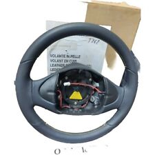 VOLANTE STERZO IN PELLE CUCITURA GIALLA FIAT SEICENTO OEM LEATHER STEERING WHEEL