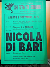 1973-FIERA DEL SANTERNO-IMOLA-Cantante NICOLA DI BARI-Musica-Canzone