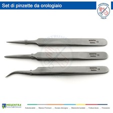 Set di pinzette da orologiaio meccanico per la riparazione di gioielli e orologi