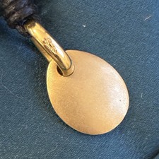 Collana Pomellato Ciondolo Ovale Goccia Oro Giallo 18kt Satinato Raro Limited Ed