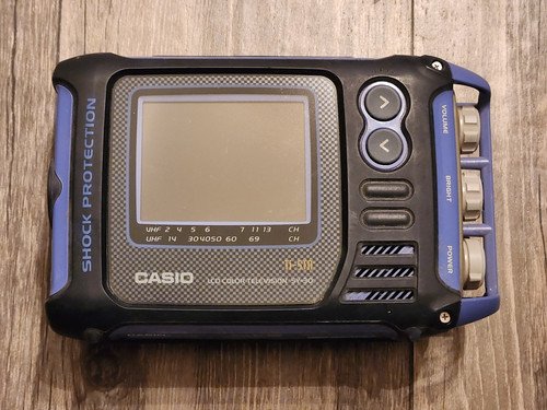 Casio color television - color, sy-30