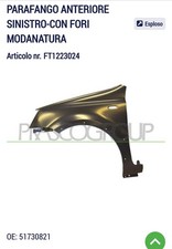 PARAFANGO ANTERIORE SX FIAT