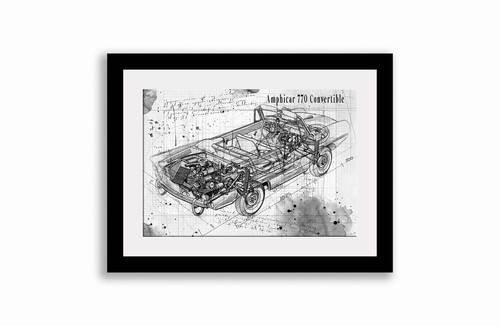 Line tech disegno amphicar - disegno, 770