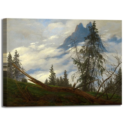Caspar montagna con nuvole