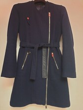 SILVIAN HEACH CAPPOTTO DI LANA BLU TG. M