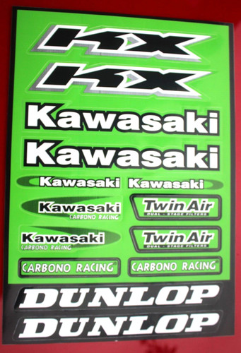 Kit adesivi moto kawasaki - kit,