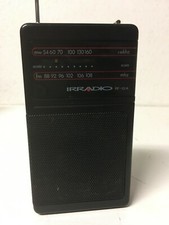 antica Radio vintage  IRRADIO RF-10/A   portatile A BATTERIA  GRIGIO  NERA