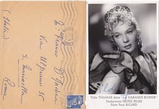 TILDA THAMAR AUTOGRAFO TEATRO CINEMA TV AUTOGRAPH HAND SIGNED