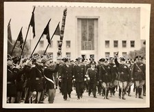 FOTOGRAFIA MUSSOLINI A ROMA Istituto Alta Matematica Università - ANNO 1940