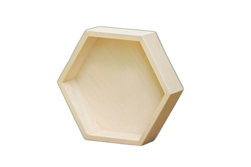 Scatola esagonale geometrica
