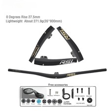 Manubrio MTB Full Carbon Fibra