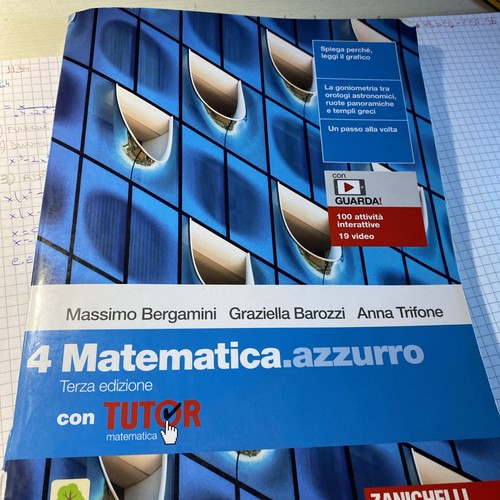 Matematica azzurro 4 - matematica.,