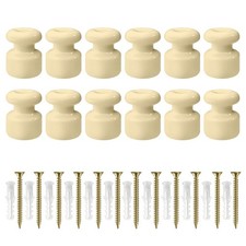 12 Pezzi Isolatori in Ceramica