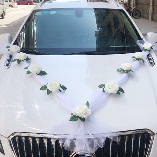 Decorazione auto matrimonio