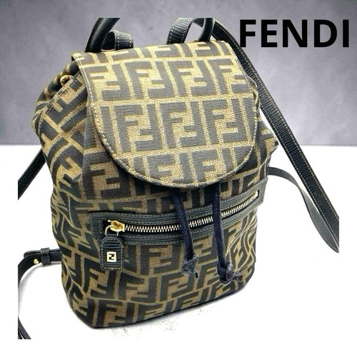 Mini zaino fendi zucca - mini, logo