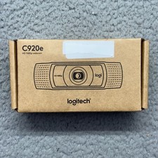 Webcam Logitech C920e 1080p HD Pro nera 960-001401 flussi trasparenti pronti per l'uso