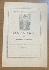 SANTINO ANTICO SANTA LEGA