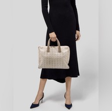 Borsa chanel beige logo - borsa,