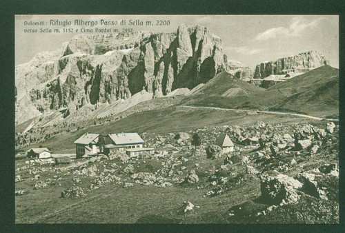 Passo sella rifugio - passo, (bz)