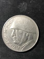 Lire 20 1943 Benito Mussolini MCMXLIII