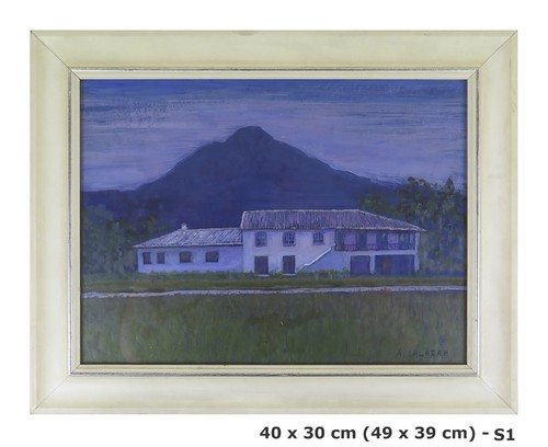 Quadro olio firmato salazar - olio,