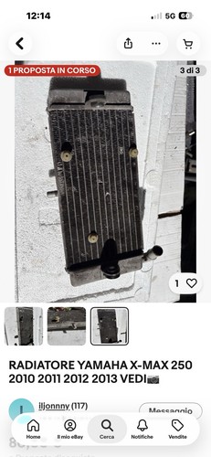 Radiatore yamaha max - yamaha, 250